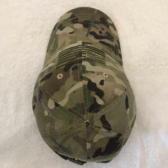 ROTHCO U.S. Military Issue Adjustable Camou American Flag Ball Cap - Picture 10 of 14